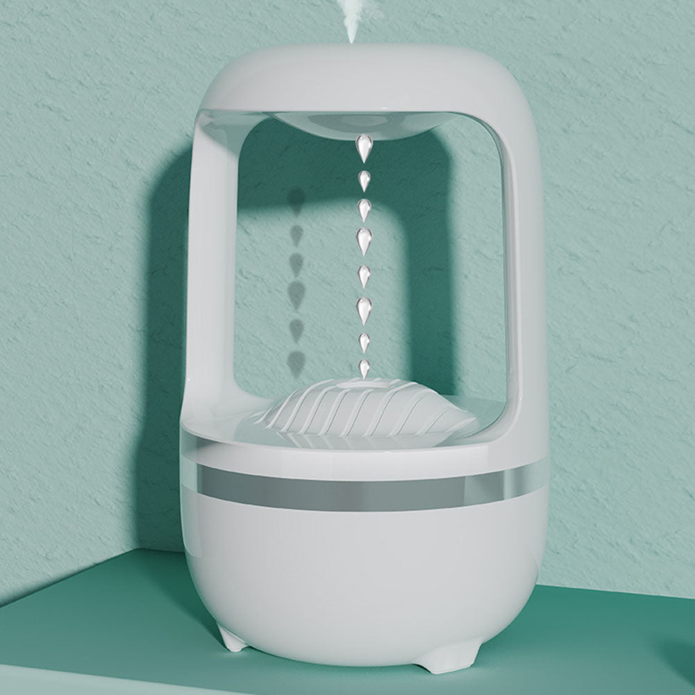 800ML Anti-gravity Water Drop Humidifier Night Light Weightless Sprayer Bedroom Water Drops Ultrasonic Cool Mist Maker Fogger - mglopal