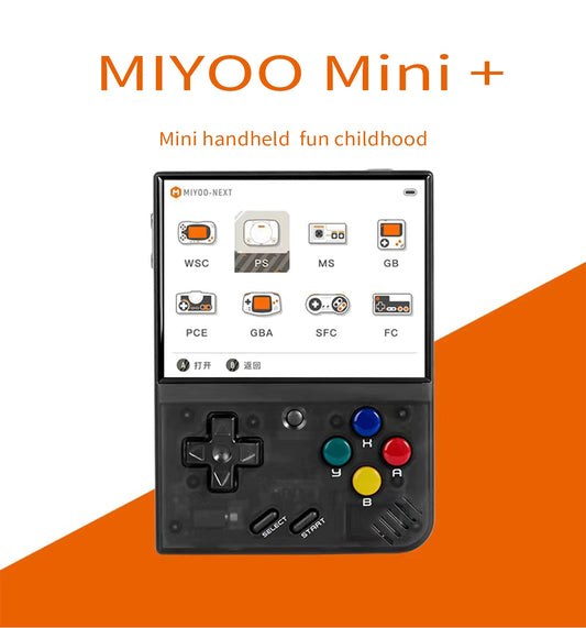 Stock MIYOO MINI + Plus Portable Game Console 3.5” OCA IPS HD Screen WIFI Handheld Game Console Open Source Linux System OnionOS